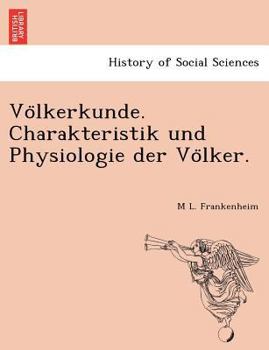 Paperback Vo Lkerkunde. Charakteristik Und Physiologie Der Vo Lker. [German] Book