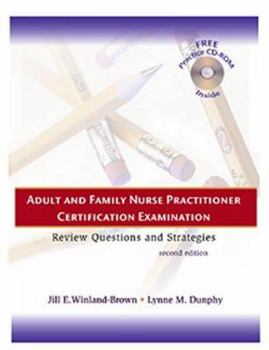 Paperback Adult and Nurse Practitioner Certification Examination: Review Questions and Strategies [With CDROM] Book