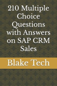 Paperback 210 Multiple Choice Questions with Answers on SAP CRM Sales Book