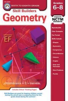 Paperback Geometry, Grades 6 - 8 Book