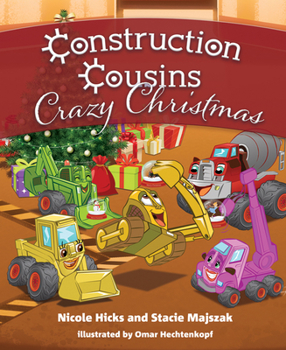 Hardcover Construction Cousins: Crazy Christmas Book