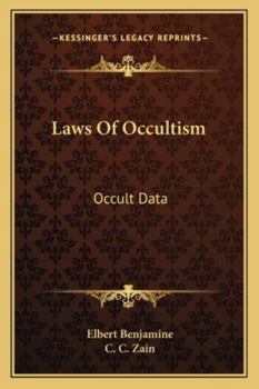 Paperback Laws of Occultism: Occult Data Book