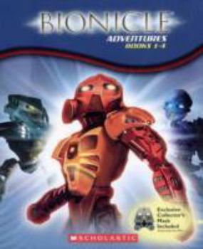 Paperback Bionicle Adventures 1-4 [With Mask] Book