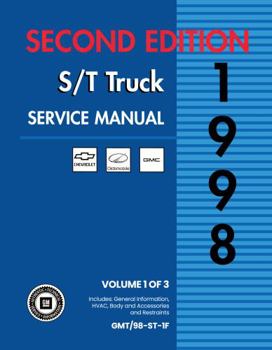 1998 Chevrolet & GMC S/T Truck Service Manual By Detroit Iron