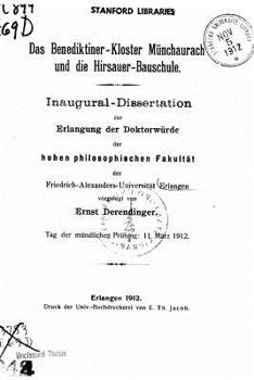 Paperback Das BenediktinerKloster Münchaurach und die Hirsauer Bauschule [German] Book