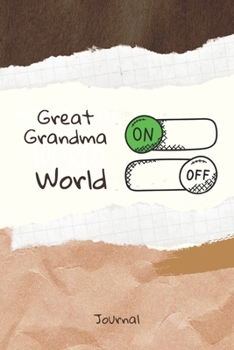 Paperback Great Grandma On Word Off Journal: Journal or Planner for Great Grandma Lovers / Retro Vintage Great Grandma Gift, (vintage journals and notebooks, kr Book
