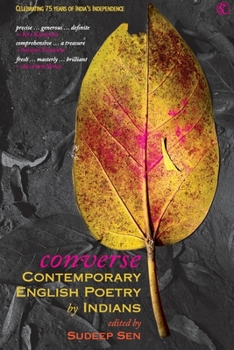 Hardcover Converse: Contemporary English Poetry by Indians Book