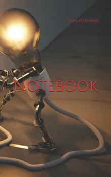 Paperback Notebook: Light Bulb Idea Self Employed Enlightenment Ideas Invention Inventions Creation Create Book