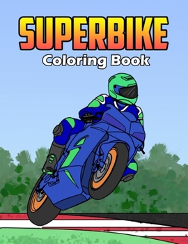 Paperback Superbike Coloring Book