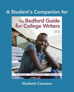 Paperback A Student's Companion for the Bedford Guide Book