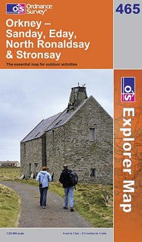 Map ORKNEY SANDAY EDAY (EXPLORER MAP) Book