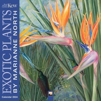 Calendar Kew Gardens: Marianne North Wall Calendar 2024 (Art Calendar) Book