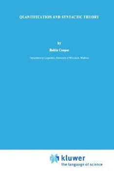 Paperback Quantification and Syntactic Theory Book