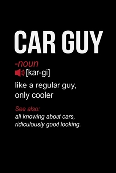 Paperback Car Guy: A Journal, Notepad, or Diary to write down your thoughts. - 120 Page - 6x9 - College Ruled Journal - Writing Book, Per Book