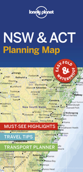 Map Lonely Planet New South Wales & ACT Planning Map Book