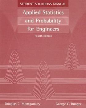 Paperback Applied Statistics and Probability for Engineers: Student Solutions Manual Book