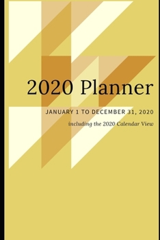 Paperback 2020 Planner: Weekly and Monthly including Calendar View for College Students Book