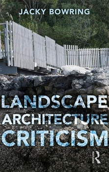 Hardcover Landscape Architecture Criticism Book