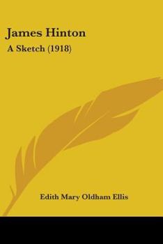 Paperback James Hinton: A Sketch (1918) Book