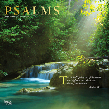 Psalms 2022 12 x 12 Inch Monthly Square Wall Calendar with Foil Stamped Cover, Religion Hymns Lord
