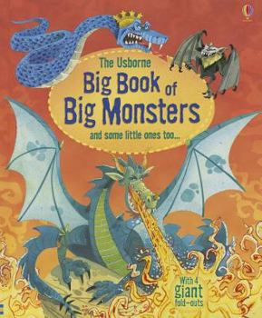 Hardcover The Usborne Big Book of Big Monsters Book