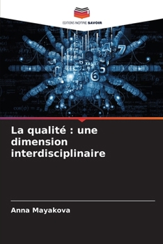 Paperback La qualité: une dimension interdisciplinaire [French] Book