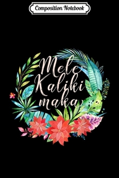 Composition Notebook: Mele Kalikimaka Tropical Wreath Hawaiian Christmas Journal/Notebook Blank Lined Ruled 6x9 100 Pages