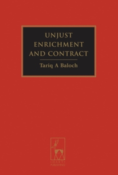 Hardcover Unjust Enrichment and Contract Book