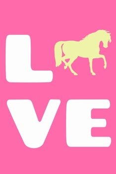 Love: Blank Lined Notebook Journal: Gifts For Horse Lovers Riders 6x9 | 110 Blank  Pages | Plain White Paper | Soft Cover Book