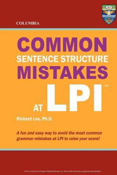Paperback Columbia Common Sentence Structure Mistakes at LPI Book