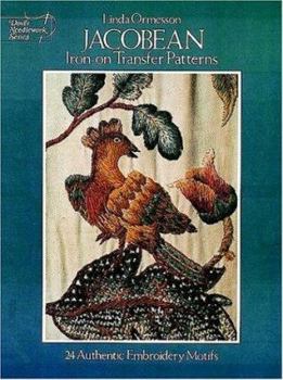 Paperback Jacobean Iron-on Transfer Patterns Book