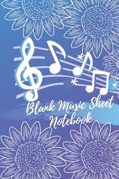 Blank Music Sheet Notebook: Music Manuscript Paper, Staff Paper, Music Notebook 11 Staves, 6 x 9 , A4, 100 pages, Golden Primium Journal (Music Composition Books): Blank Music Sheet Notebook