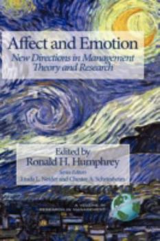 Hardcover Affect and Emotion: New Directions in Management Theory and Research (Hc) Book