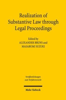 Paperback Realization of Substantive Law Through Legal Proceedings Book