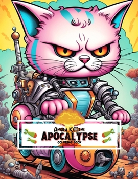 Paperback Angry Kittens: Apocalypse Coloring Book: Enjoy 80 of the Angriest, Craziest Kittens That Are Determined to Take Over The World, Or At Book