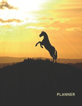 Planner: HorseAnime & Chill 2 Year Monthly Planner with Note Pages (24 Months) | Jan 2020 - Dec 2021 | Month Planning | Appointment Calendar Schedule | Plan Each Day, Set Goals & Get Stuff Done