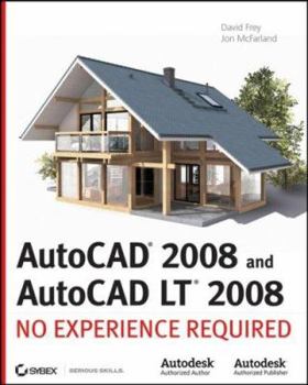 Paperback AutoCAD 2008 and AutoCAD LT 2008: No Experience Required Book