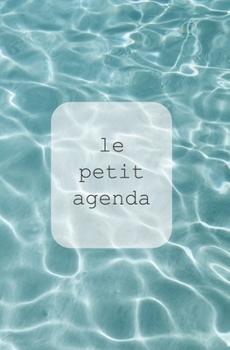 Paperback Le Petit Agenda Non Dat? Minimaliste Aqua 2020 [French] Book