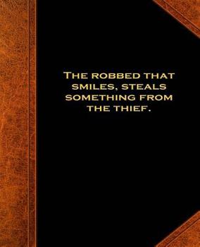 Paperback Shakespeare Quote Othello Robbed Smiles School Composition Book 130 Pages: (notebook, Diary, Blank Book) Book