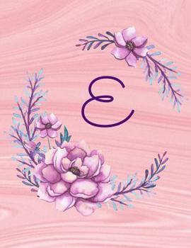 Paperback E: Monogrammed Large Print Sudoku Puzzles Activity Book - Game Instructions and Answer Key - Perfect Gift For Women, Teen Book