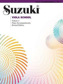 Paperback Suzuki Viola School, Volume 4 (International), Vol 4: Piano Accompaniment Book