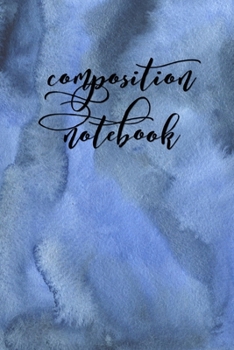 Paperback Composition Notebook: College Ruled 6" x 9" Writing Notes Journal, Office, Kids, School and college student. Book