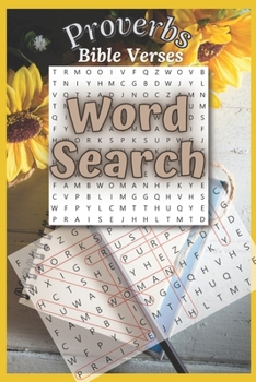 Paperback Proverbs Word Search: Inspirational Bible Verses Book