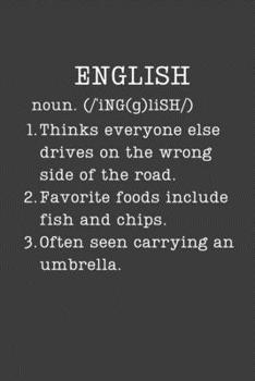 Paperback English: British Gifts - Small Lined Writing Journal or Notebook (Card Alternative) (Definition, Humor) Book