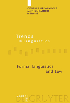 Hardcover Formal Linguistics and Law Book