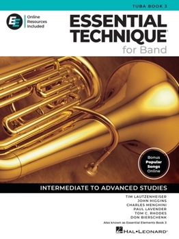 Essential Elements for Band - Tuba Book 3 with EEi