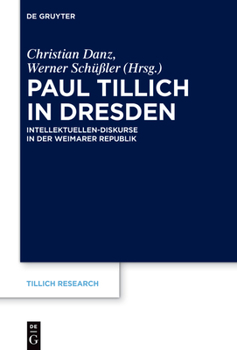 Hardcover Paul Tillich in Dresden [German] Book