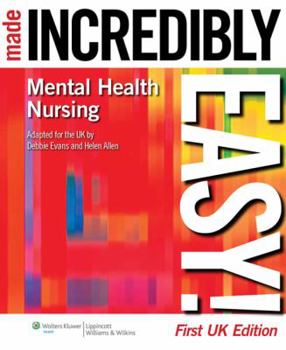 Paperback Mental Health Nursing Made Incredibly Easy! Book