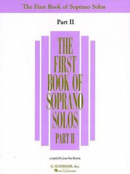 Paperback The First Book of Soprano Solos - Part II Book