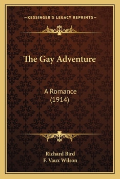 Paperback The Gay Adventure: A Romance (1914) Book